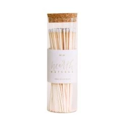 Sweet Water Decor Wooden Hearth Matches - Glass Jar