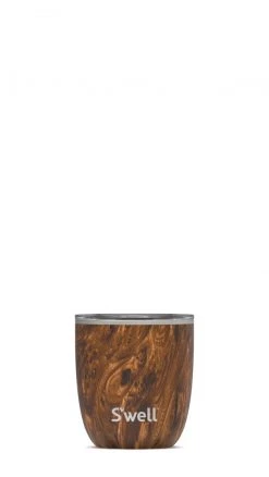 S'Well 10oz Teakwood Tumbler With Lid Outdoor Gear & Accessories