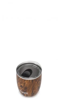 S'Well 10oz Teakwood Tumbler With Lid Outdoor Gear & Accessories