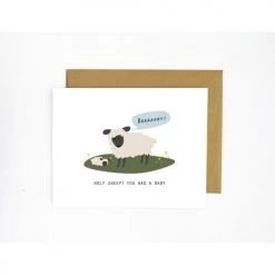 Boxberry Holy Sheep! You Had A Baby! - Greeting Card Base Camp: Bring It Home