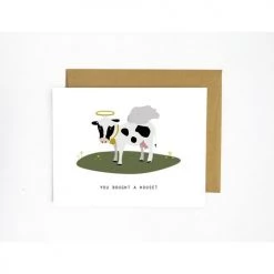 Boxberry Holy Cow! You Bought A House! - Greeting Card Base Camp: Bring It Home