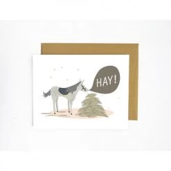 Boxberry "Hay" Horse - Greeting Card Base Camp: Bring It Home