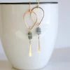 Linda Trent Jewelry Labradorite Teardrop Earrings - 14K Gold Filled