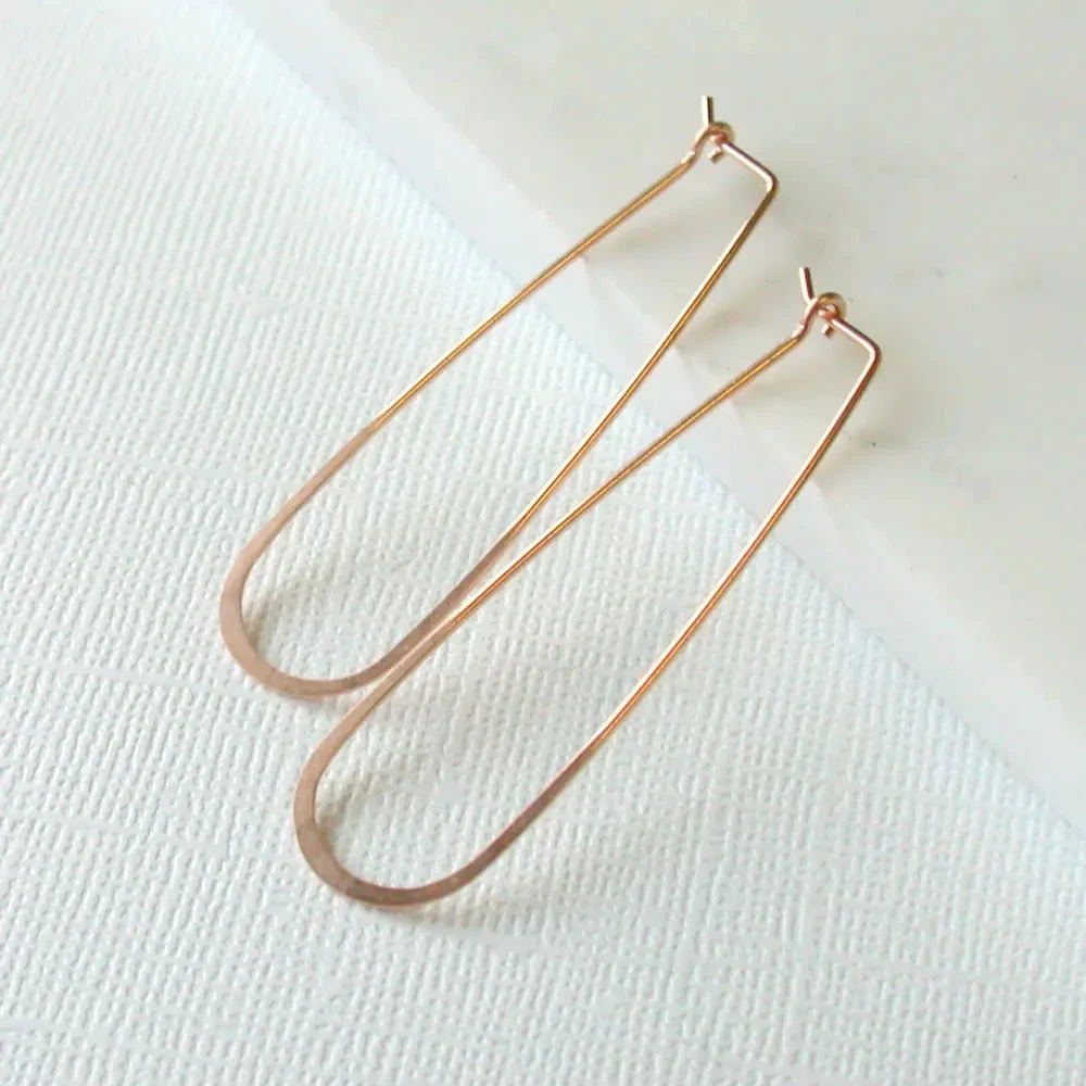 Linda Trent Jewelry Large Slender Teardrop Earrings 3 Linda Trent Jewelry Large Slender Teardrop Earrings