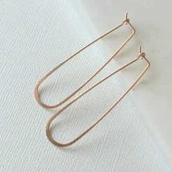 Linda Trent Jewelry Large Slender Teardrop Earrings