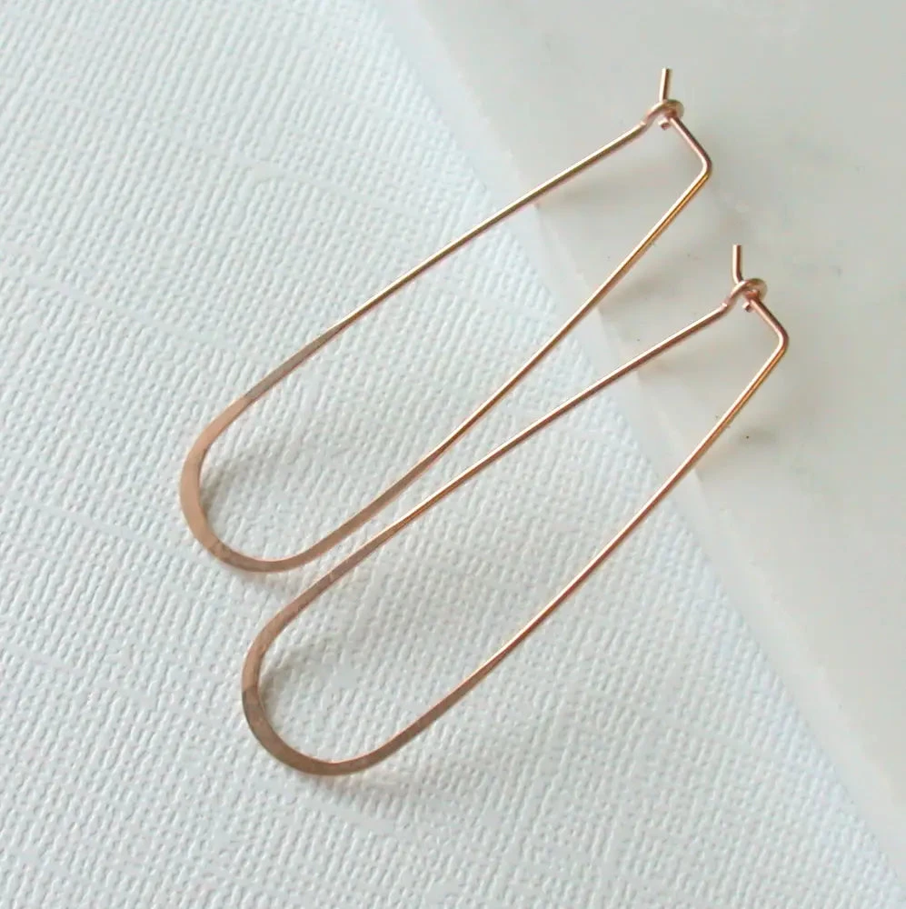 Linda Trent Jewelry Large Slender Teardrop Earrings 4 Linda Trent Jewelry Large Slender Teardrop Earrings
