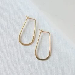 Linda Trent Jewelry Small Slender Teardrop Earrings