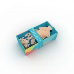 Manhattan Toy Baby Goat Rattle And Burp Cloth Little Ones