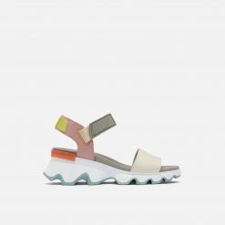 Sorel Kinetic Sandal - Chalk / Eraser Pink Women's Footwear