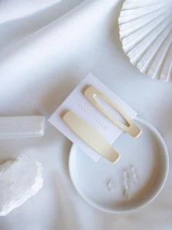 Nat And Noor Hair Clip Duo Lani Lemon Hair Accessories