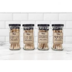 Wax On Fire Match Jars Candles