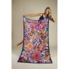 Powder Navy Fantasy Floral Scarf