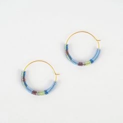 Altiplano Jewelry Color Block Hoop Earrings
