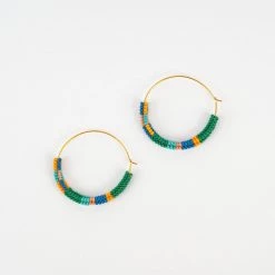 Altiplano Jewelry Color Block Hoop Earrings