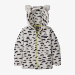Patagonia Baby Furry Friends Hoody - Snowy Birch White Baby & Toddler Clothing + Accessories