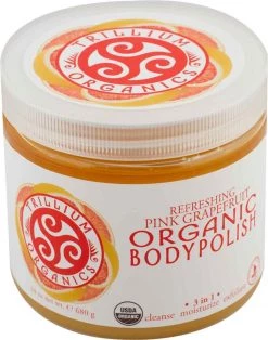 Trillium Herbal Co Trillium Organics Body Polish 24 Oz Jar