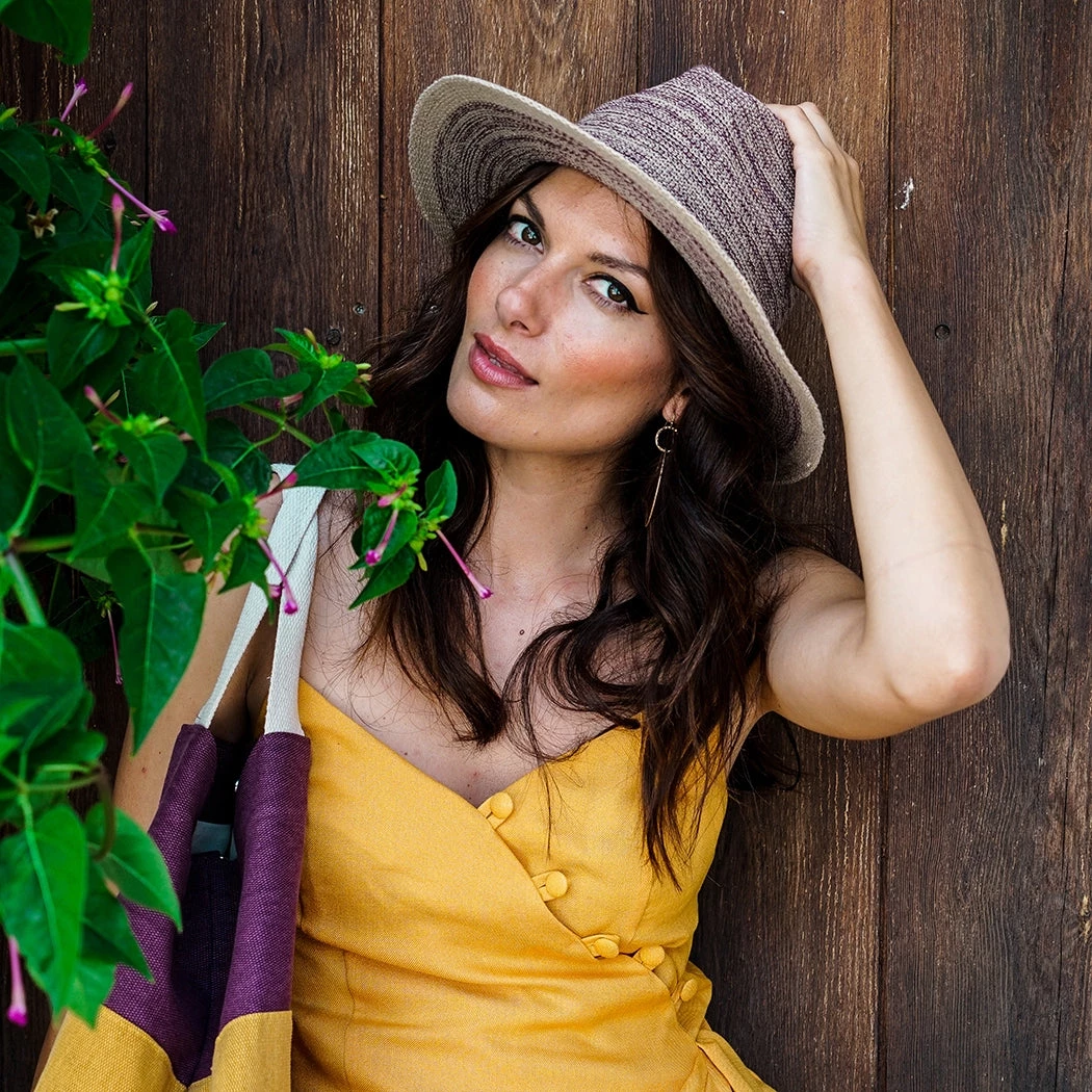 Powder Natalie Woven Adjustable Sun Hat 3 Powder Natalie Woven Adjustable Sun Hat