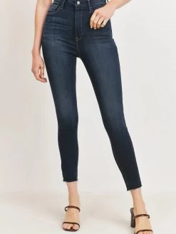 Just Black Super Soft Scissor Cut Skinny In Super Dark Wash Women's