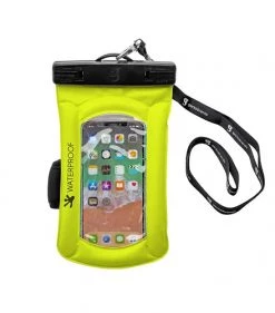 Geckobrands Float Phone Dry Bag With Arm Band - Neon Travel Bags, Totes & Packs