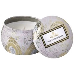 Voluspa Panjore Lychee Mini Decorative Tin Candle Base Camp: Bring It Home