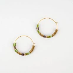 Altiplano Jewelry Color Block Hoop Earrings