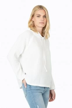 Dylan Slub Double Weave Raglan Pullover Women's