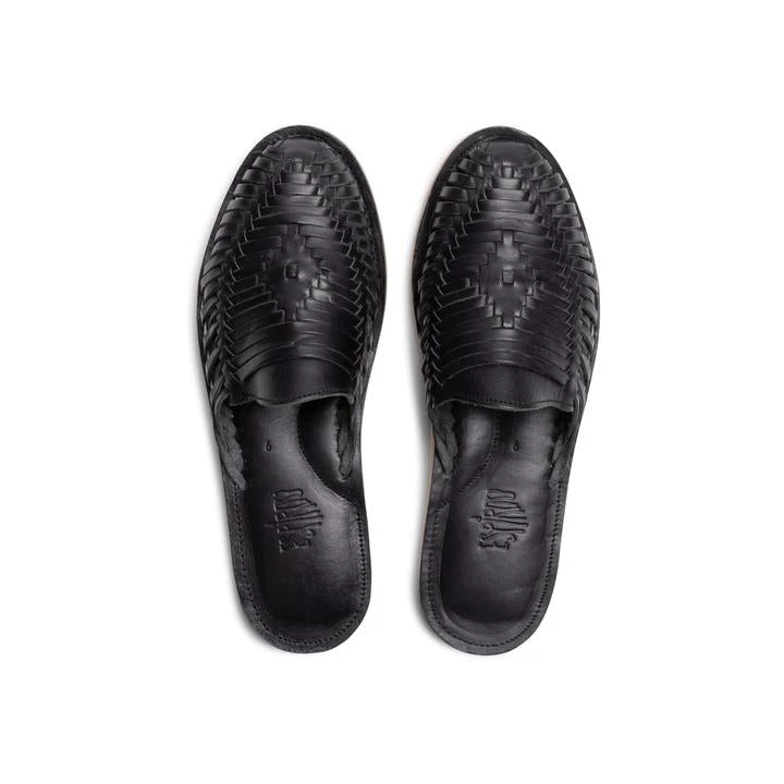 Espiritu Slide Huaraches - Black Women's Sale - 50% Off At Checkout 5 Espiritu Slide Huaraches - Black Women's Sale - 50% Off At Checkout