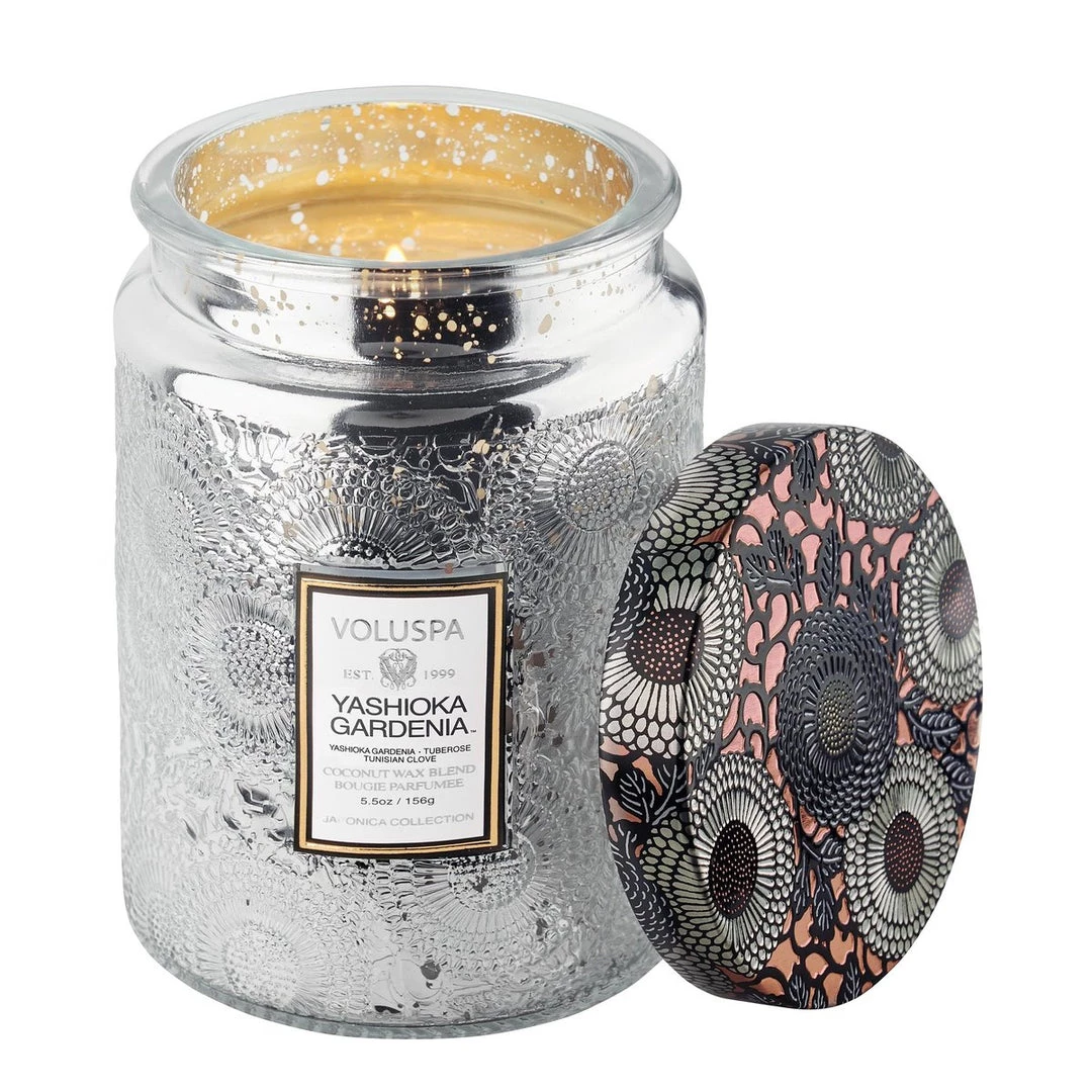 Base Camp: Bring It Home Voluspa Yashioka Gardenia Large Glass Jar Candle 3 Base Camp: Bring It Home Voluspa Yashioka Gardenia Large Glass Jar Candle