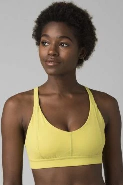 Prana Momento Bra Citron Women's Sale - 50% Off At Checkout