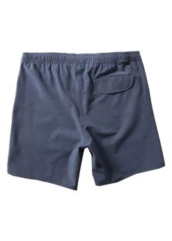 Vissla Men's Swim Solid Sets 17.5'' Ecolastics Boardshorts - Dark Denim