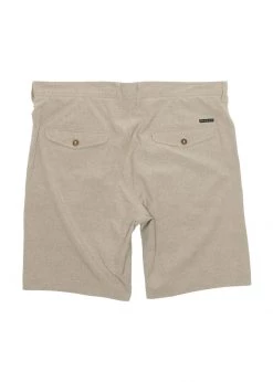 Vissla Men's Bottom Canyons Hybrid 18.5" Walkshort - Light Khaki 2