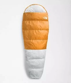 The North Face Gold Kazoo Sleeping Bag-Citrine Yellow/Tin Grey Regular