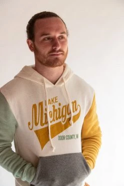 Good Land Suppy Lake Michigan / Door County Unisex Sweatshirt - Cream