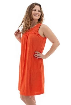 Aventura Women's Seychelle Dress - Spicy Orange