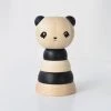 Wee Gallery Panda Wooden Ring Stacker 2 Wee Gallery Panda Wooden Ring Stacker