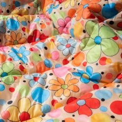 Rumpl Original Puffy Blanket Dots & Daisies-Mel Kadel