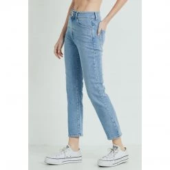 Just Black The Double Button Straight Jeans Women's