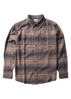 Vissla Men's Central Coast Long Sleeve Flannel Shirt-