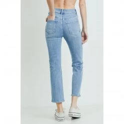 Just Black The Double Button Straight Jeans Women's