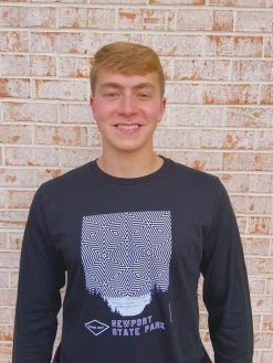 Ecology Men's Newport Night Sky L/S T Black