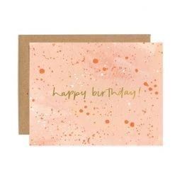 1canoe2 Base Camp: Bring It Home Speckled Zinnia Birthday Greeting Card