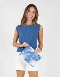 Carve Designs Parkside Reversible Wet / Dry Pouch - Encinitas / Camarillo Women's Sale - 50% Off At Checkout