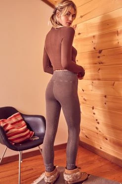 Free People Movement Good Karma Legging- Iced Grey Women's