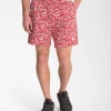 The North Face Men's Class V Pull On Short 7" - Rococco Red Asbury Floral Print