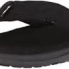 Teva M Voya Canvas Flip - Black Men's Footwear