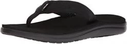 Teva M Voya Canvas Flip - Black Men's Footwear