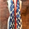 Dolma Hand Blocked Polka Dot Cotton Scarf