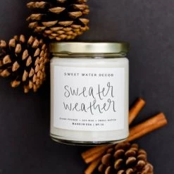 Sweet Water Decor Sweater Weather Soy Candle Candles