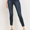 Just Black Super Soft Scissor Cut Skinny In Super Dark Wash Women's