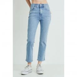 Just Black The Double Button Straight Jeans Women's